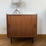 Sliding door cabinet