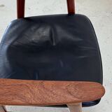 Erik Kierkegaard Teak & Leather Armchair By Hong Møbelfabrik, 1960s