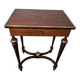 Napoleon III hairdresser in walnut and brass marquetry from the 19th century.