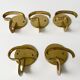 Luigi Caccia Dominioni Azucena brass wall coat hanger