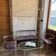 Mid-Century Modern Lounge Set in Brass, 1960s, Set of 4