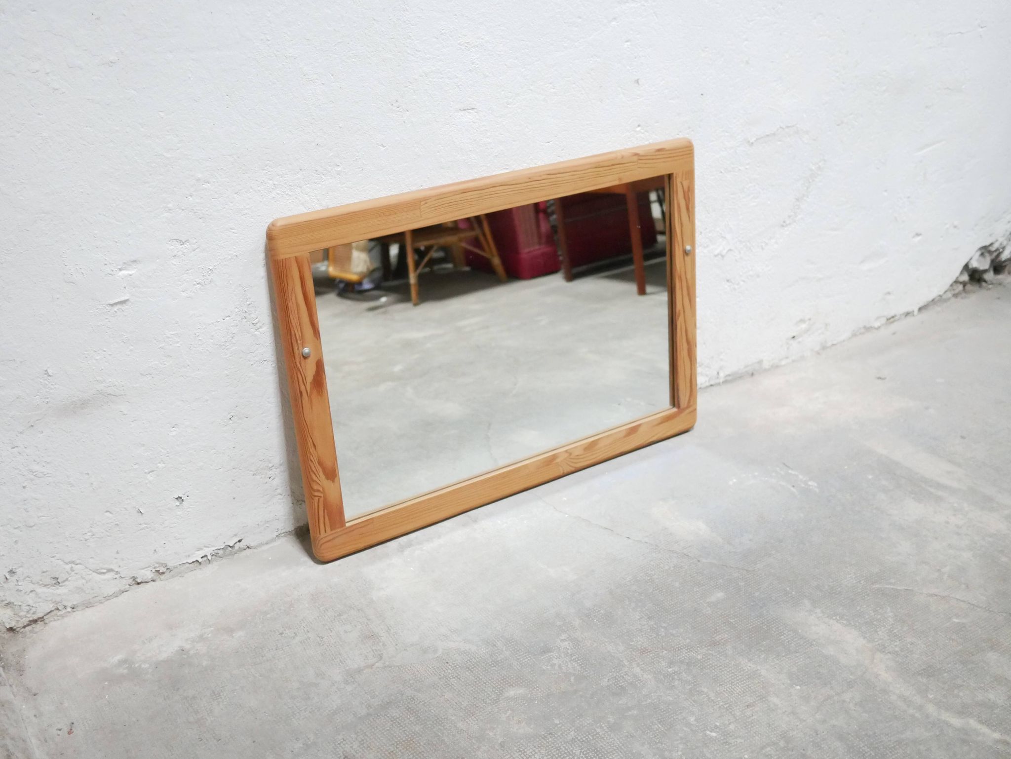Miroir vintage en pin