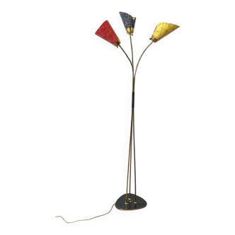 Vintage multi-colored floor lamp