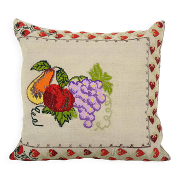 Vintage kilim cushion cover 53x56 cm