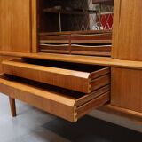 Vintage wandmeubel Deens Teak