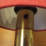 Pair of golden Scandinavian wall lights by Bergboms