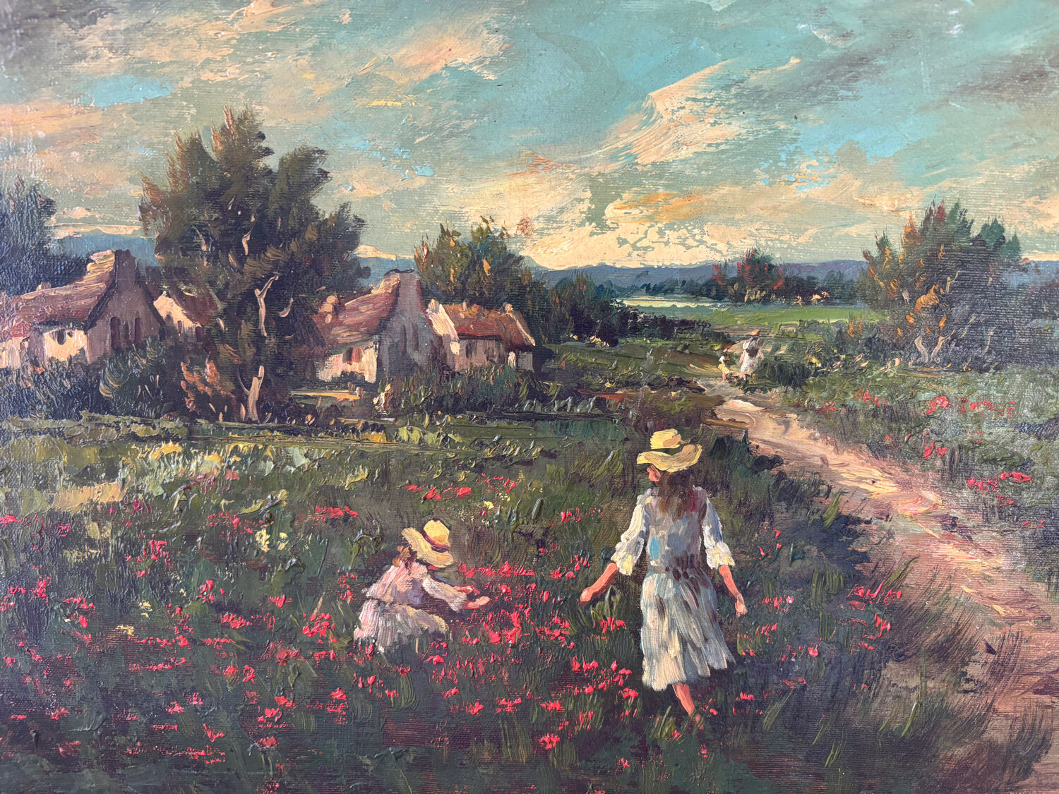 Signed Italian landscape