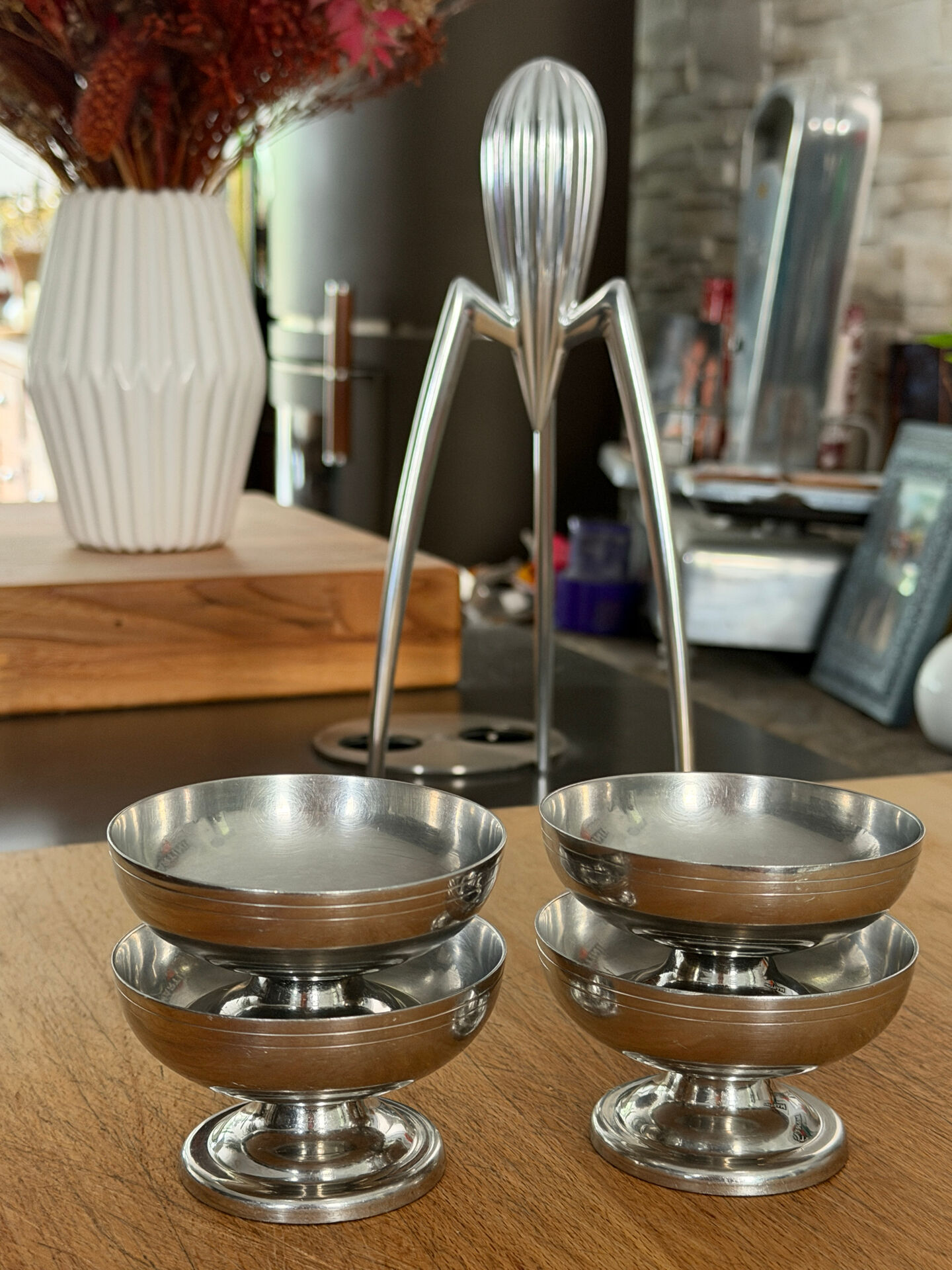 Série de 4 coupes à glace vintage Letang Remy