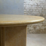 Travertine table