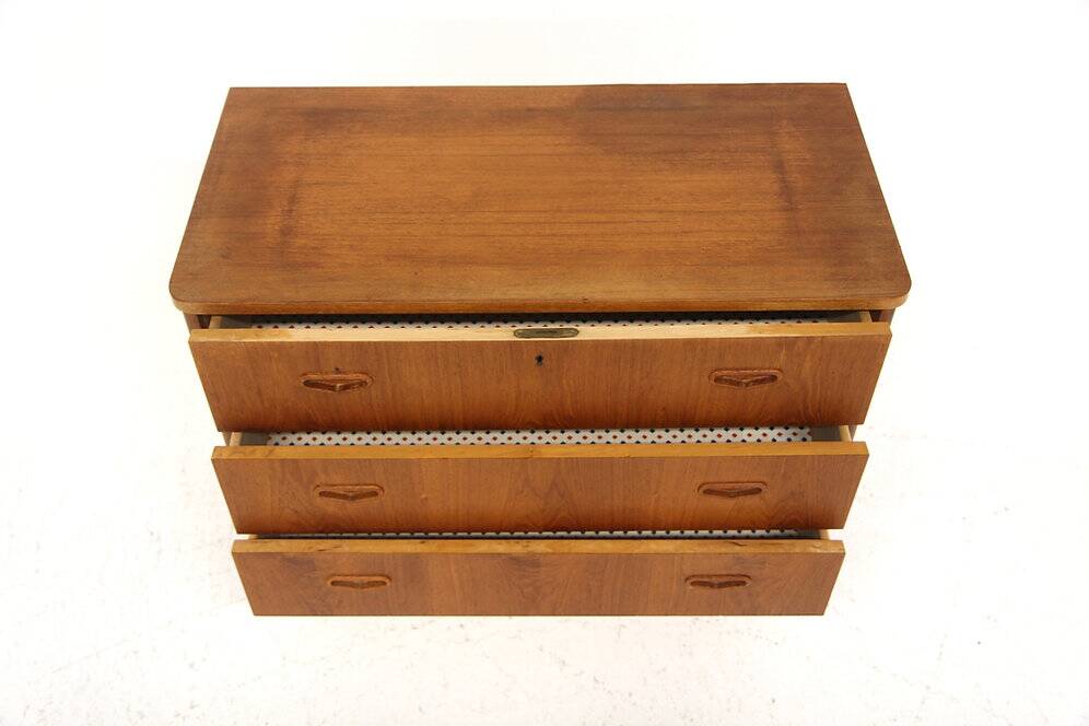 Scandinavian teak chest of drawers, Sweden, 1960
