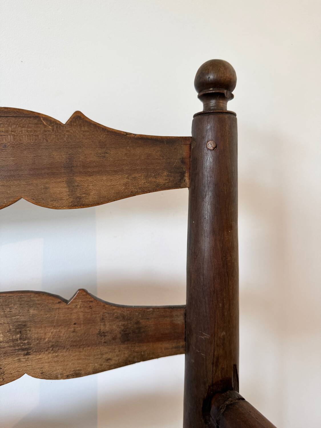 Antique 19th-century country armchair