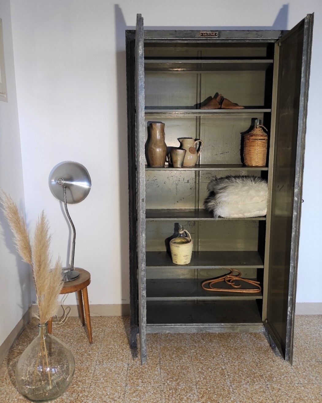 Parisian metallic wardrobe " Bauche "