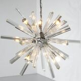 Suspension Sputnik en verre de Murano, Italie.