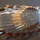 Crystal and gold centrepiece Royal Crystal of Bayel 1950