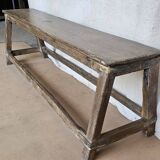 Old burmese teak bench