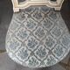 5 chaises en bois laqué blanc style Louis XVI