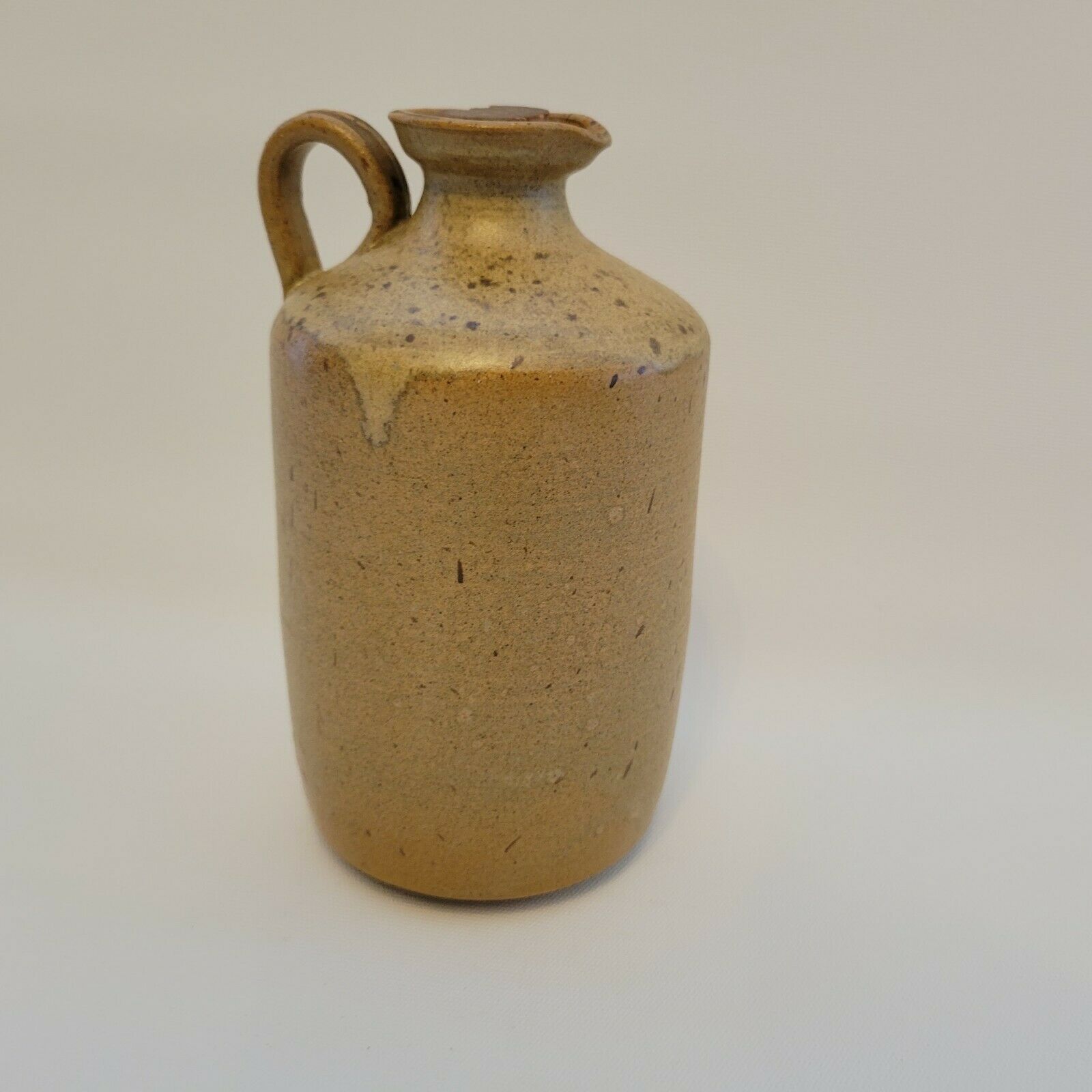Ceramic bottle sandstone signed