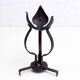Natural design iron candlestick