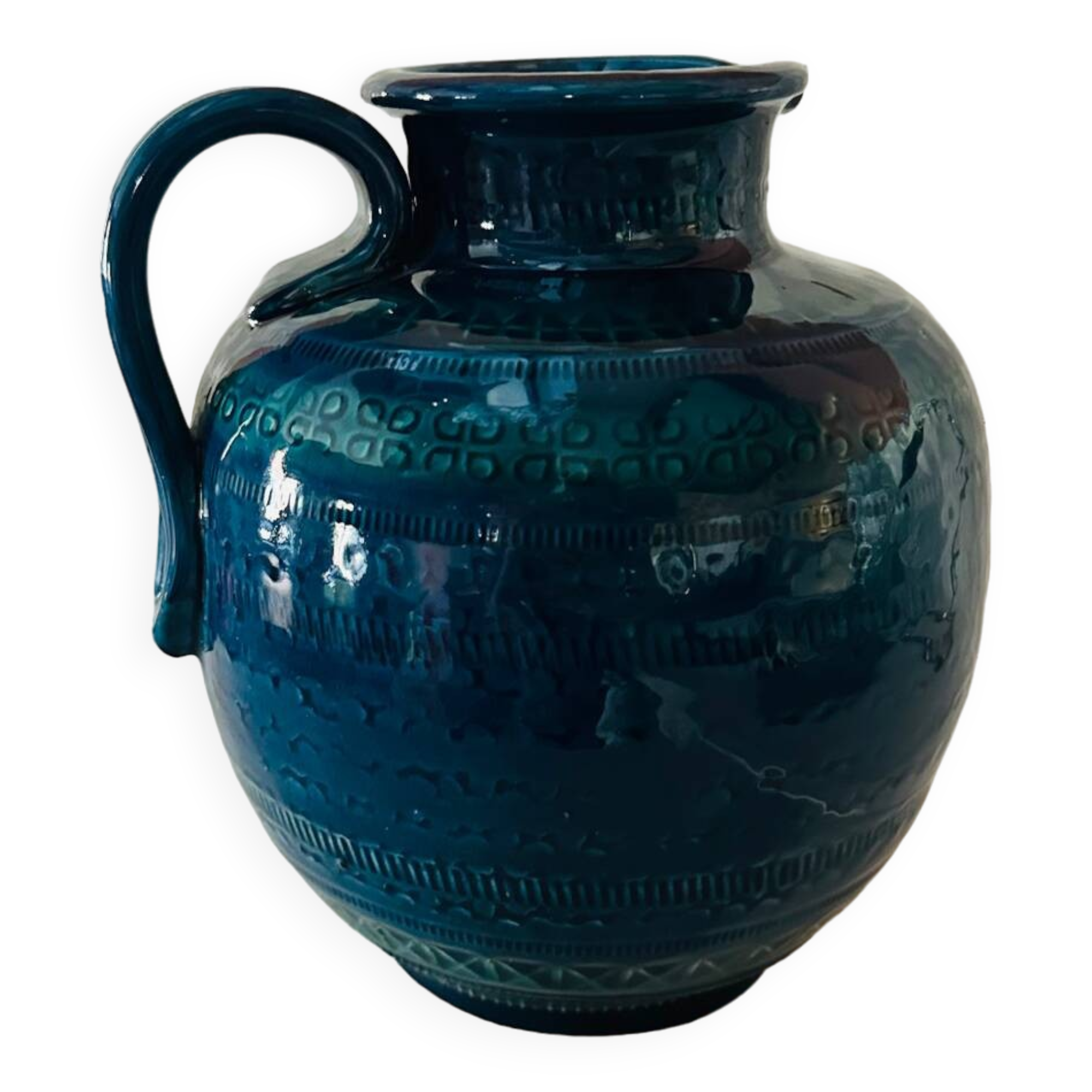 Aldo Londi carafe Rimini Blue collection by Bitossi