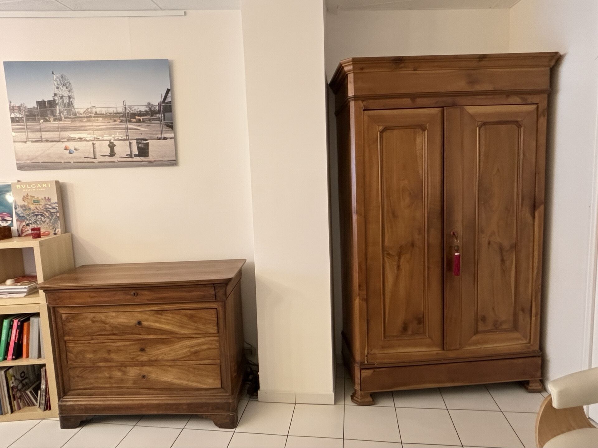 Ensemble mobilier ancien Louis Philippe
