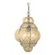 Italian Style Murano Glass Pendant in Transparent