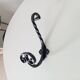 Vintage wrought iron coat rack