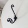 Vintage wrought iron coat rack