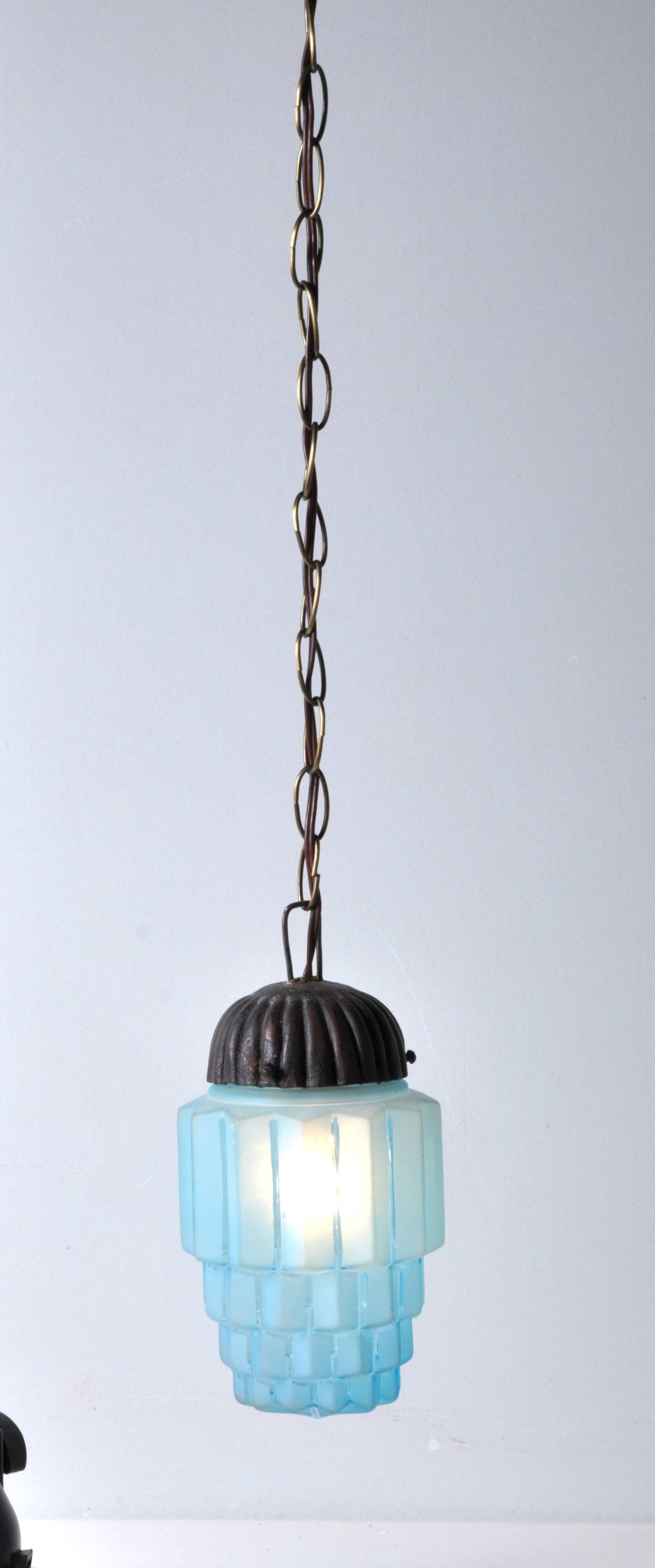1930s Art Deco pendant light