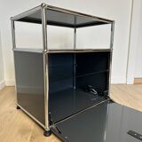 Meuble d’appoint USM Haller en Gris Anthracite