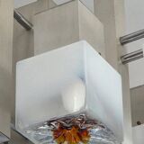 Lustre vintage à 9 feux Scoliari pour Mazzega années 60-70