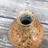 Vase « bouteille » en grès pyrité, vassil ivanoff 1960