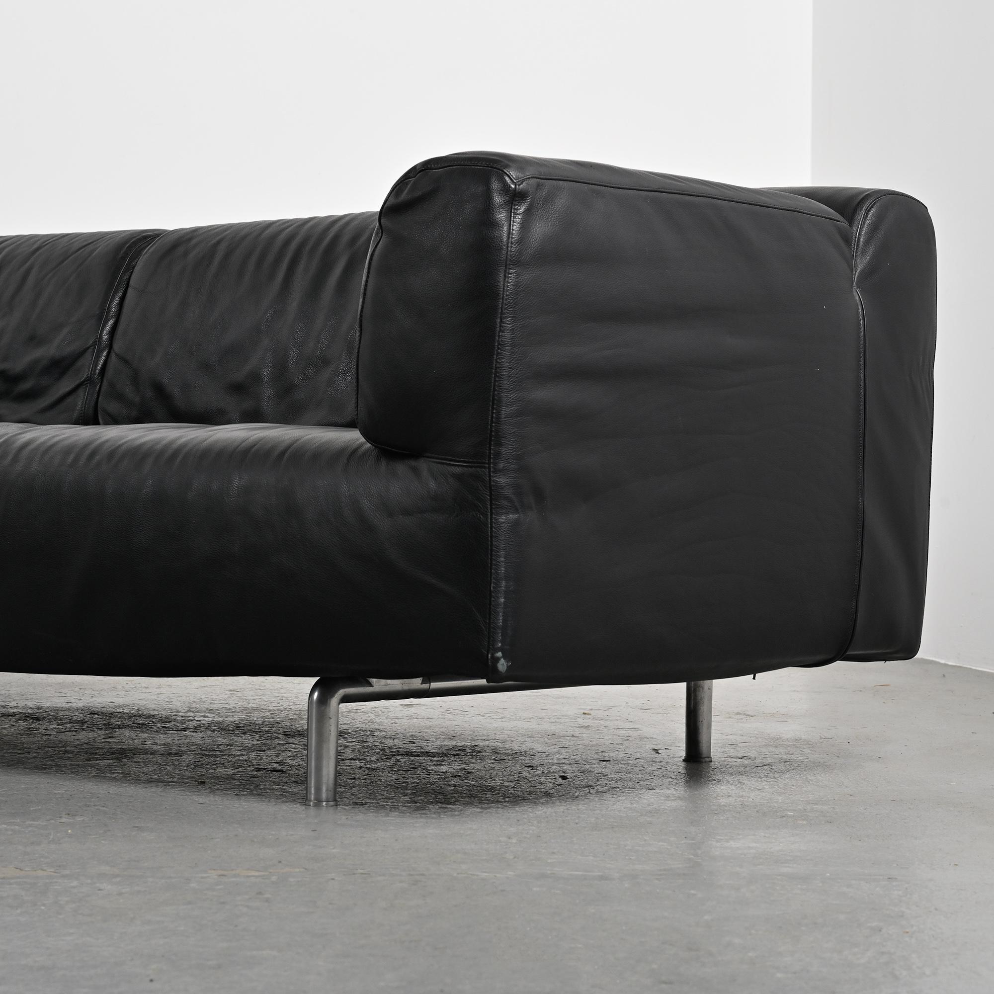 Three-seater sofa by Piero Lissoni, model Met, Cassina, circa 1996.