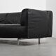 Three-seater sofa by Piero Lissoni, model Met, Cassina, circa 1996.