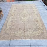 Beige Vintage Floral Carpet sku v623
