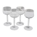 Set of 4 wine glasses