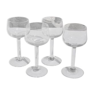 Set de 4 verres à vin blanc