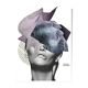 Collage print, Purple drama