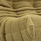 Canapé trois places Togo en bouclé olive par Michel Ducaroy pour Ligne Roset
