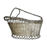 Silver metal pourer basket
