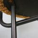 Set of 4 Italian dining chairs newly upholstered 1950s