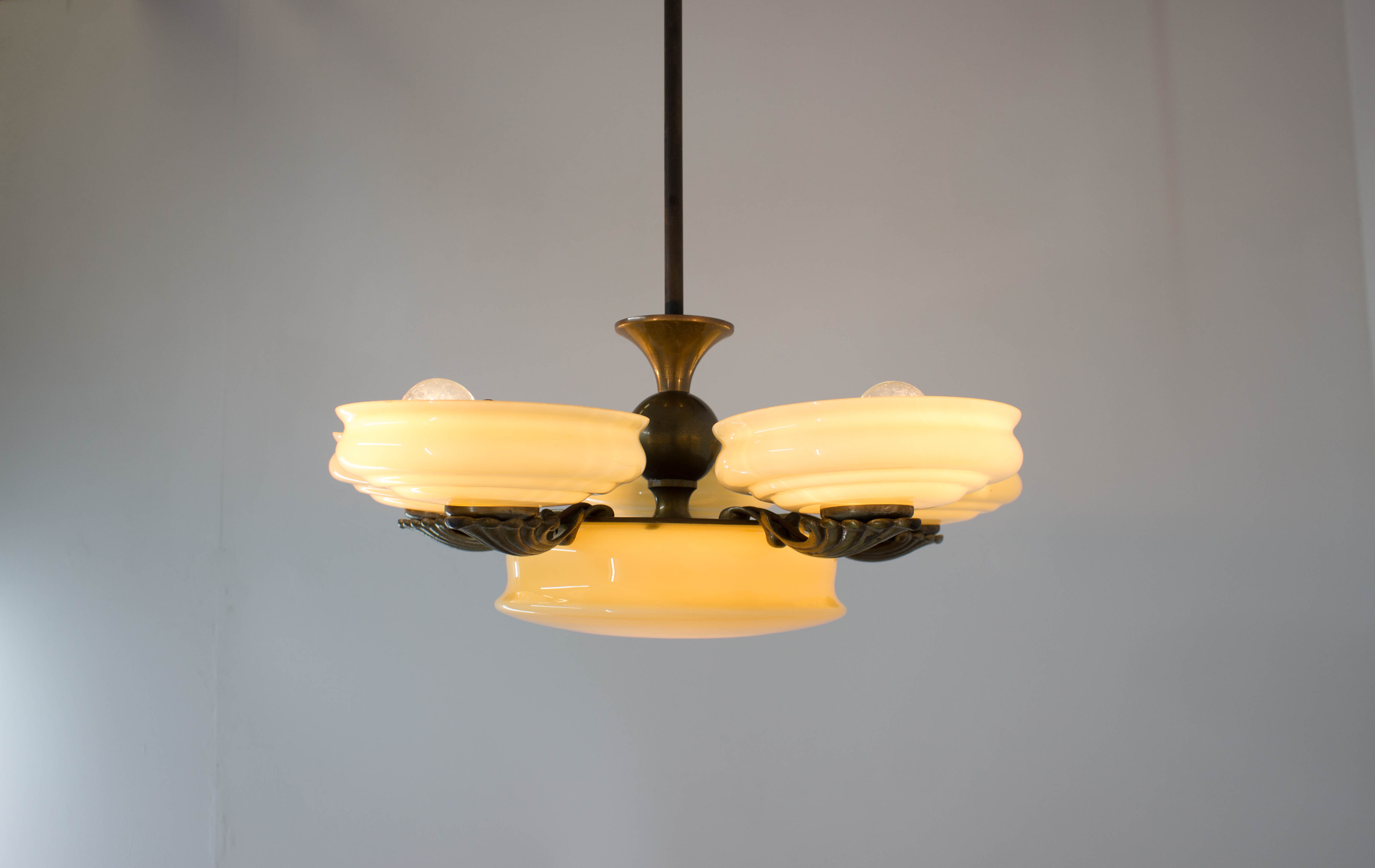 Art deco chandelier, 1930s