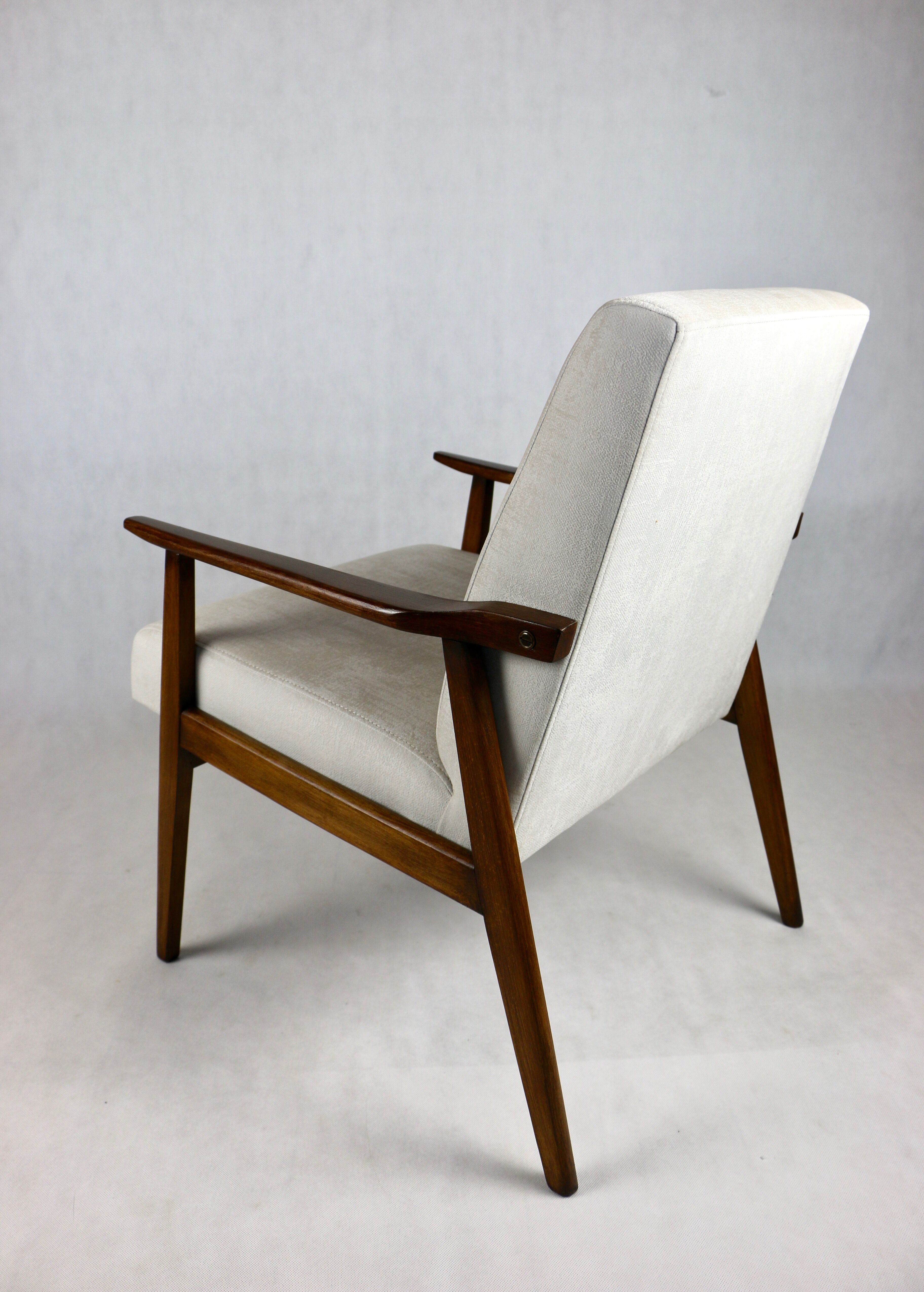 Fauteuil beige vintage, années 1970