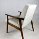 Fauteuil beige vintage, années 1970