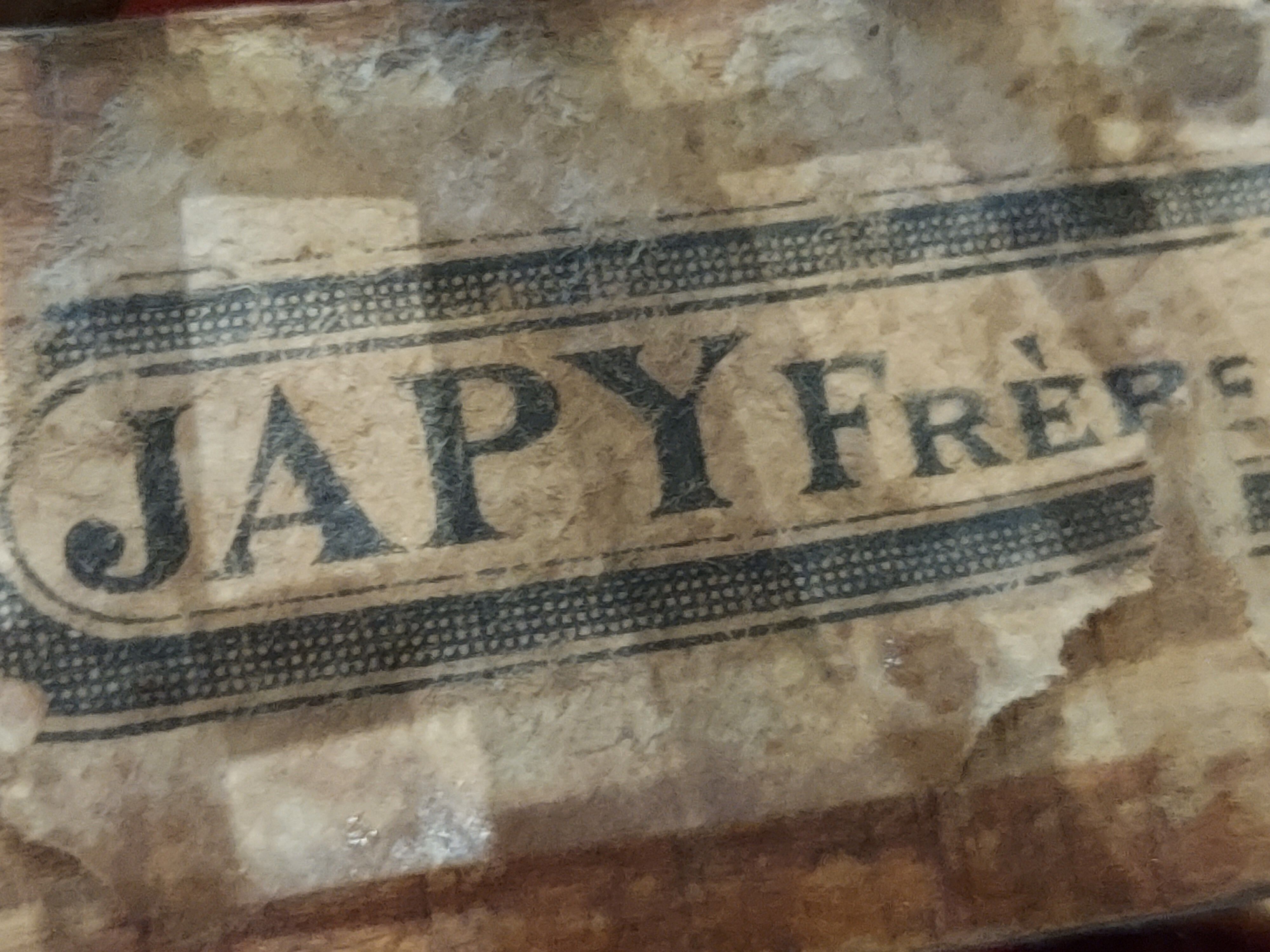 Suite of 4 chairs of Bistrot cannage Japy Frères 1920s