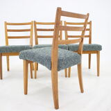 1960s Set of 4 Oak Dining Chairs ,Czechoslovakia