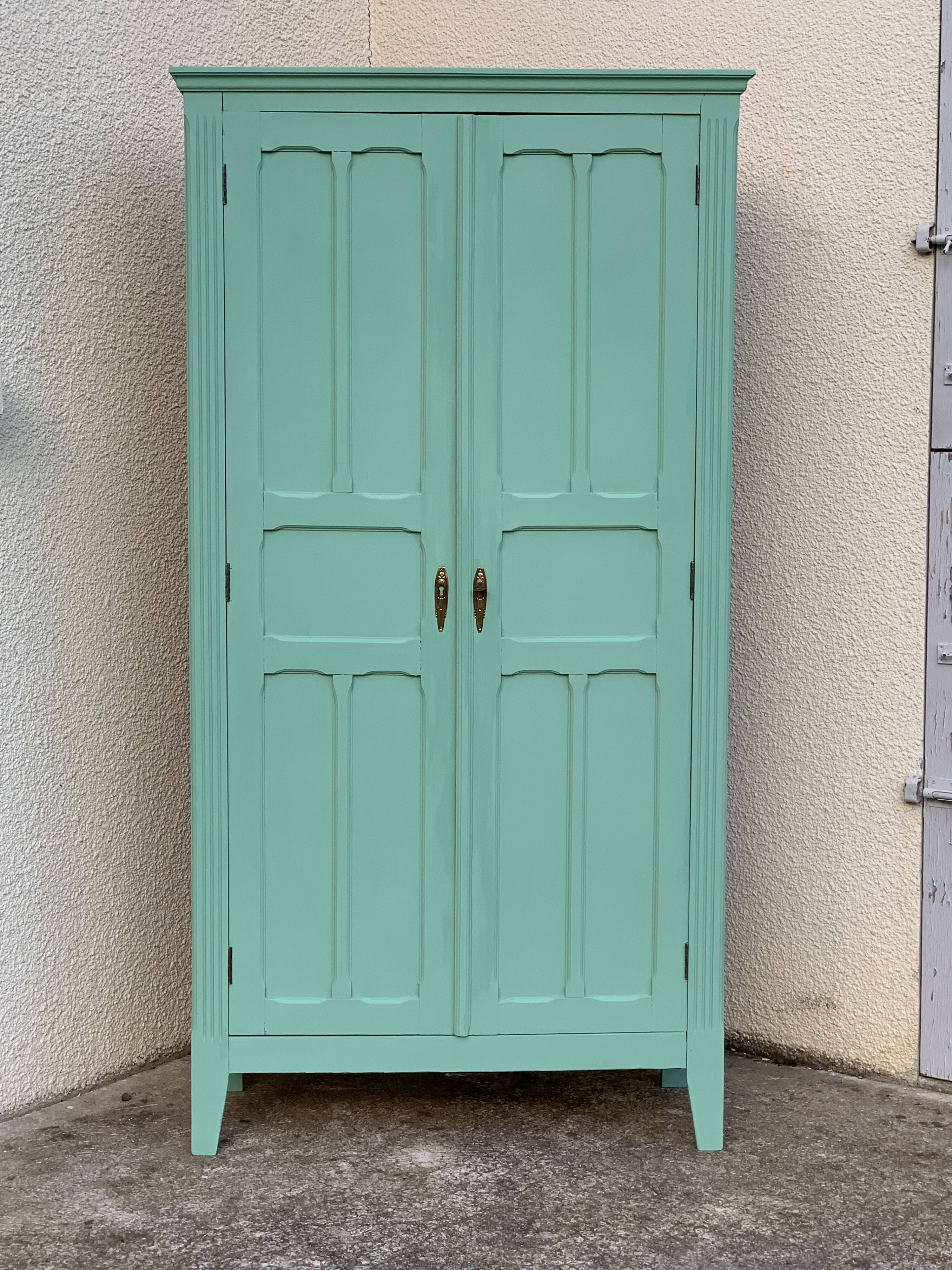 Parisian wardrobe art deco panel 1940