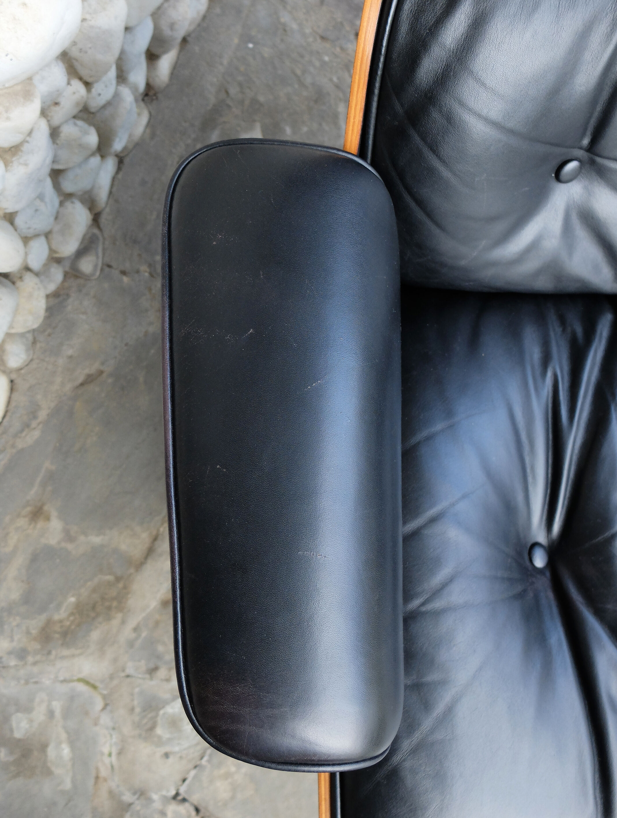 Lounge chair & ottoman rosewood from Rio by Charles & Ray Eames edition Herman Miller USA, 1970