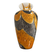 Murano : Vase Vintage des années 1970 en verre opalin