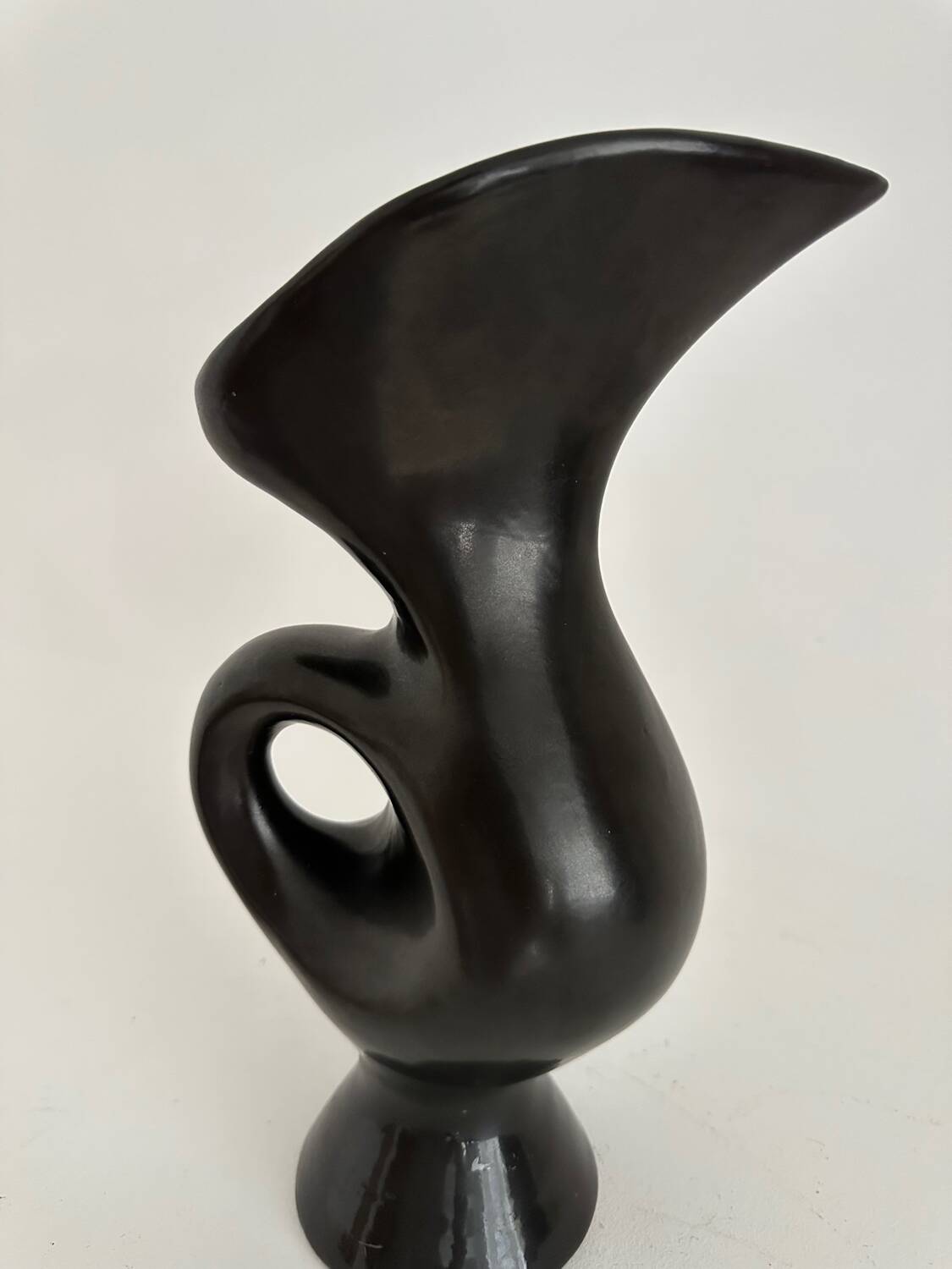 Midcentury ceramic zoomorphic pitcher
