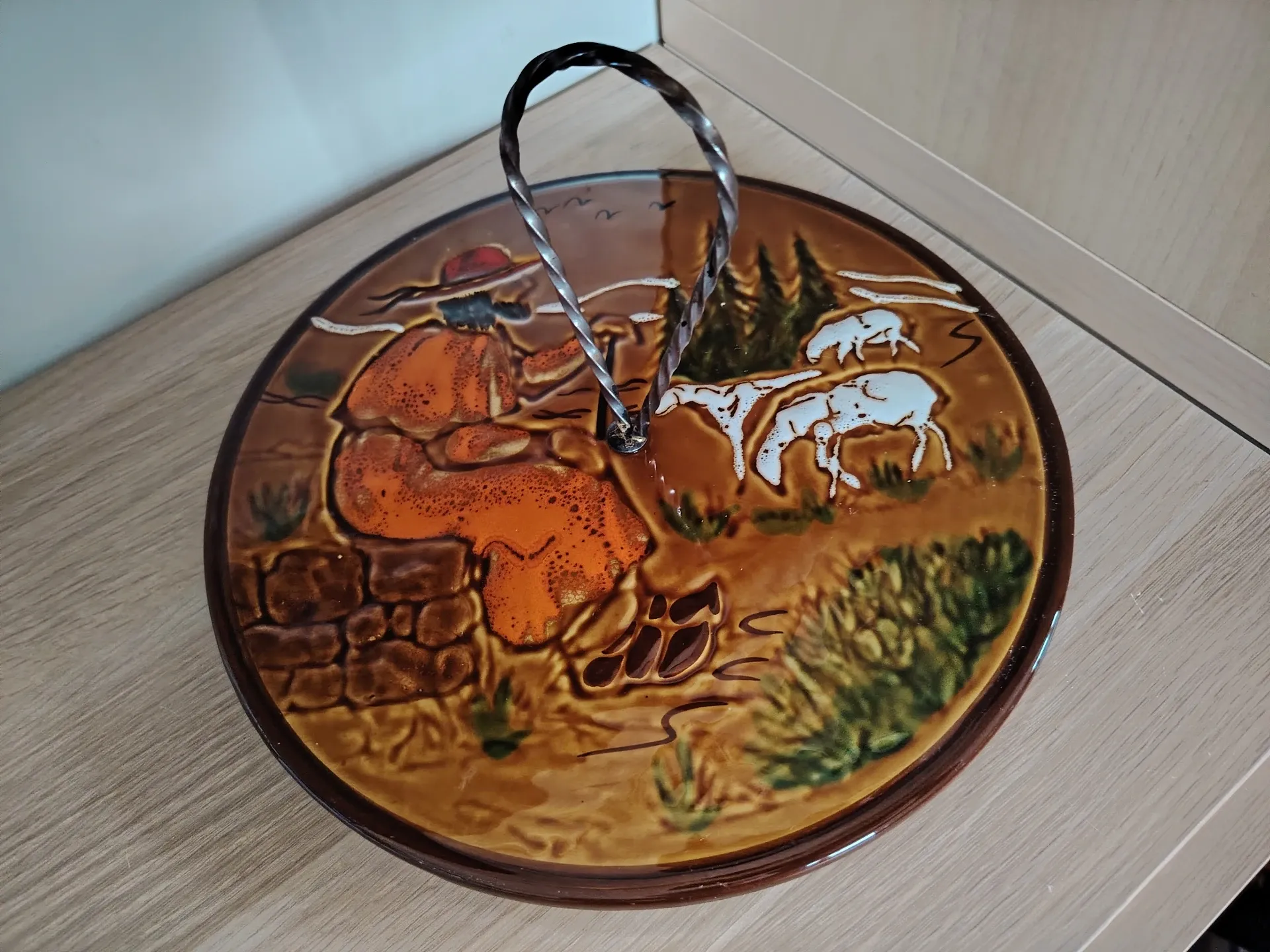Plateau Vallauris, the shepherd and his sheep